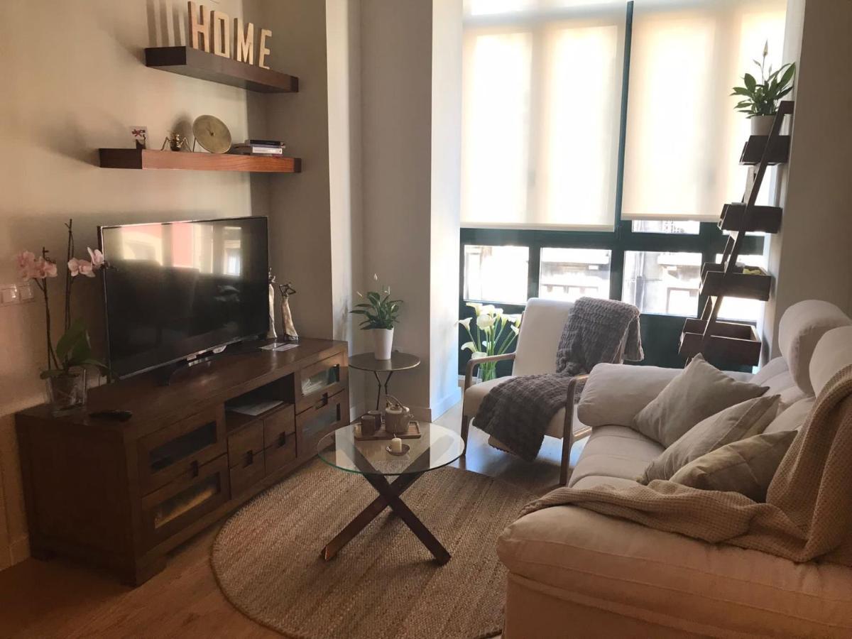 Apartamento Palacio Valdes, Centro Aviles, Con Parking 외부 사진